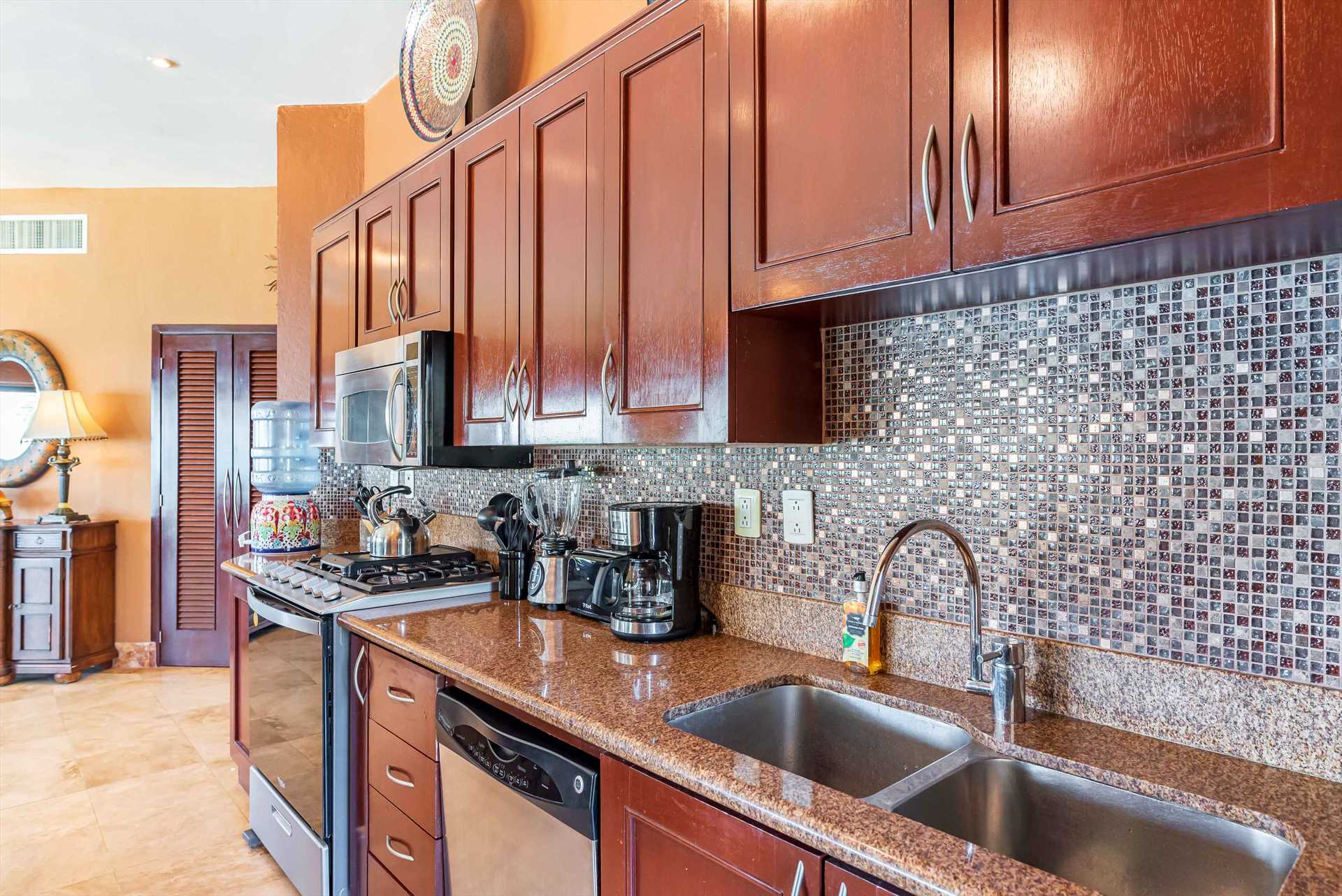 Sparkling clean kitchen!